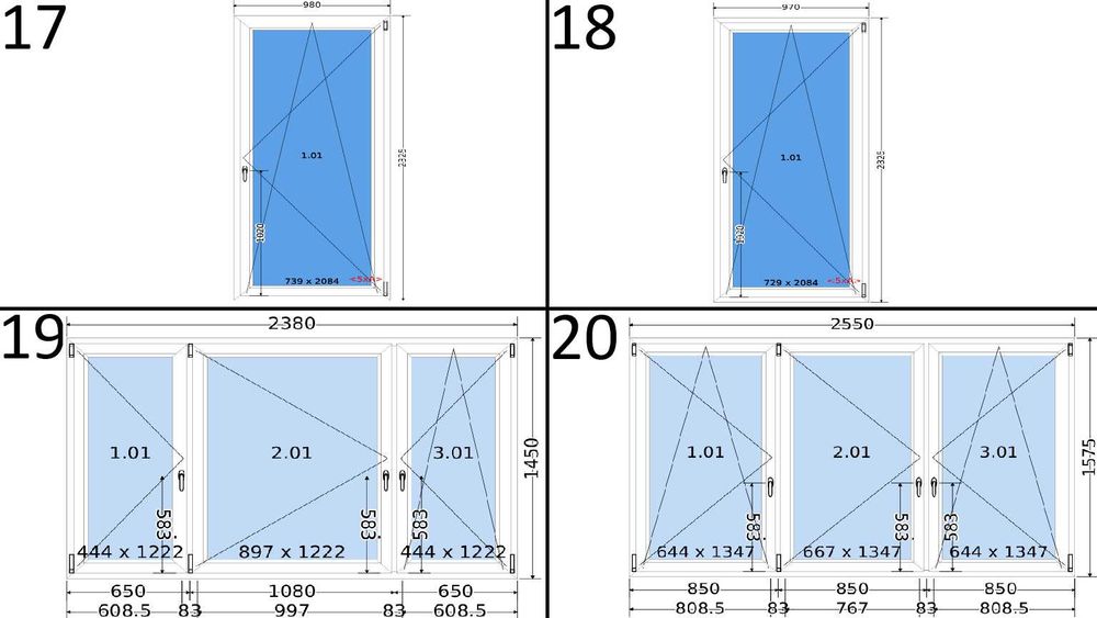 Okna PCV z magazynu za połowę ceny