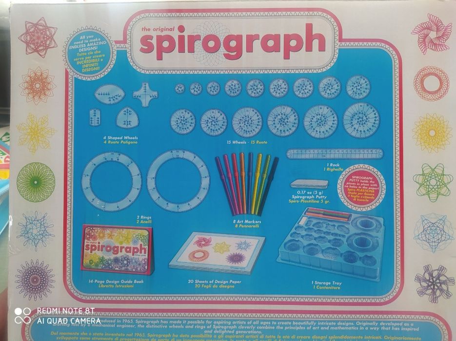 Spirograf zestaw do rysowania