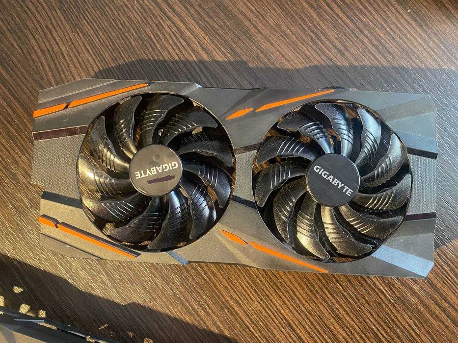 Кожух Відеокарти Asus Dual RX 580 | Вентилятори Gigabyte RX 470/480/570/580 GAMING