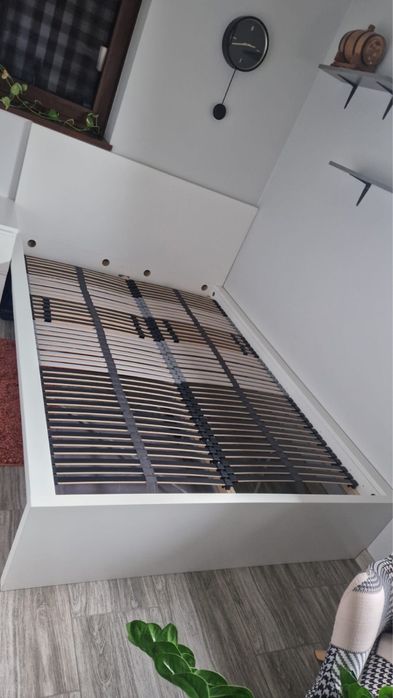 Łóżko MALM IKEA 140x200 + stelaż