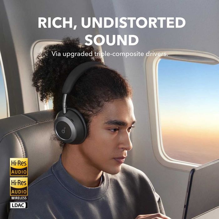 Навушники Anker SoundCore Space One Pro Hi-Res Audio LDAC Black