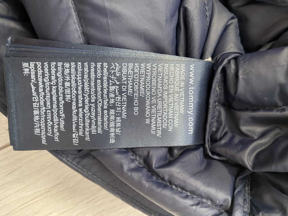 TOMMY HILFIGER r.M oryginalna lekka kurtka puchowa damska