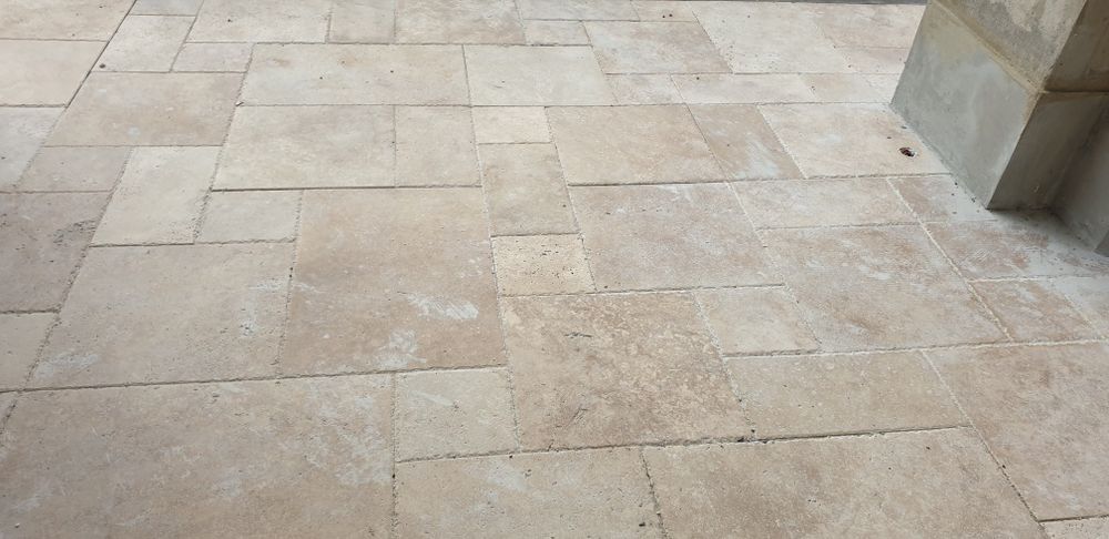 Pavimento Pedra Travertino
