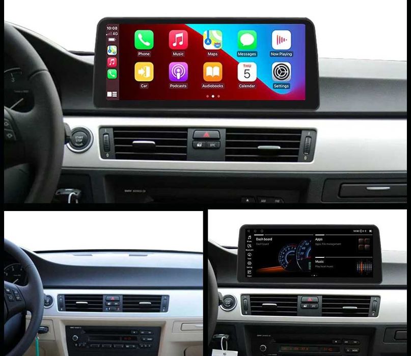 CarPlay Android Auto GPS WiFi 4G USB MP3 MP4 YouTube Bluetooth BMW  E90 E91 E92 E93 Harman Kardon 12,3