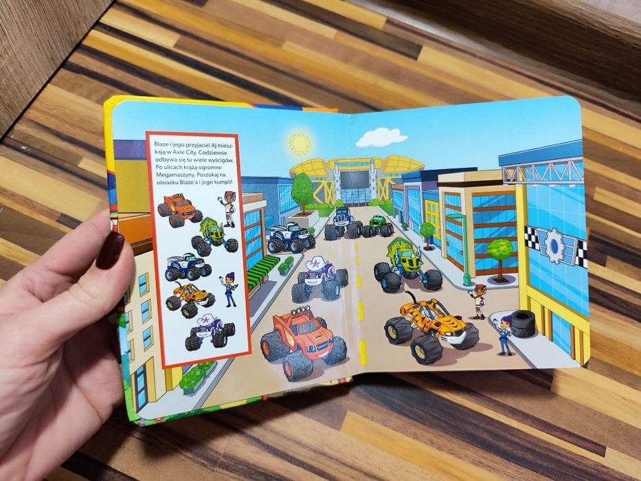 Blaze i Megamaszyny. Wielka wyprawa. Znajdź mnie! Wyszukiwanka dla mal