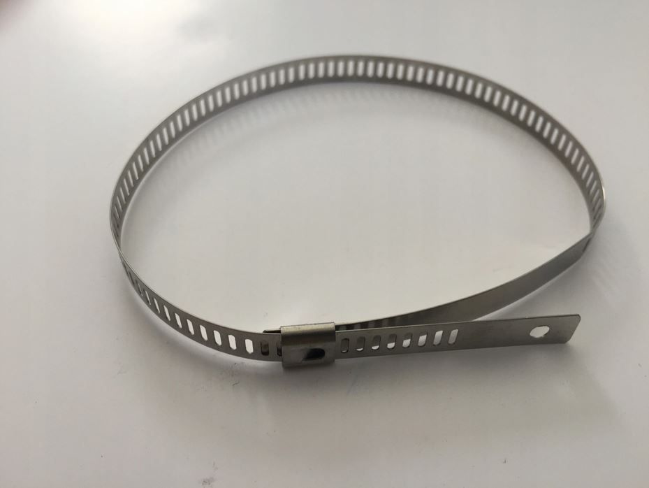 Opaski zaciskowe metalowe 7x550 100szt super mocne