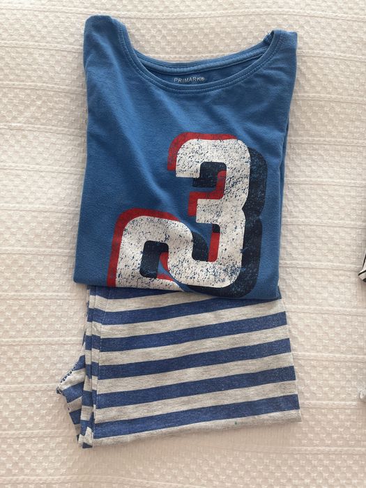 Pijama de algodão, 9-10 anos, 140 cm