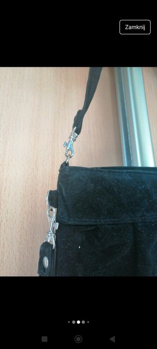 Czarna elegancka torebka