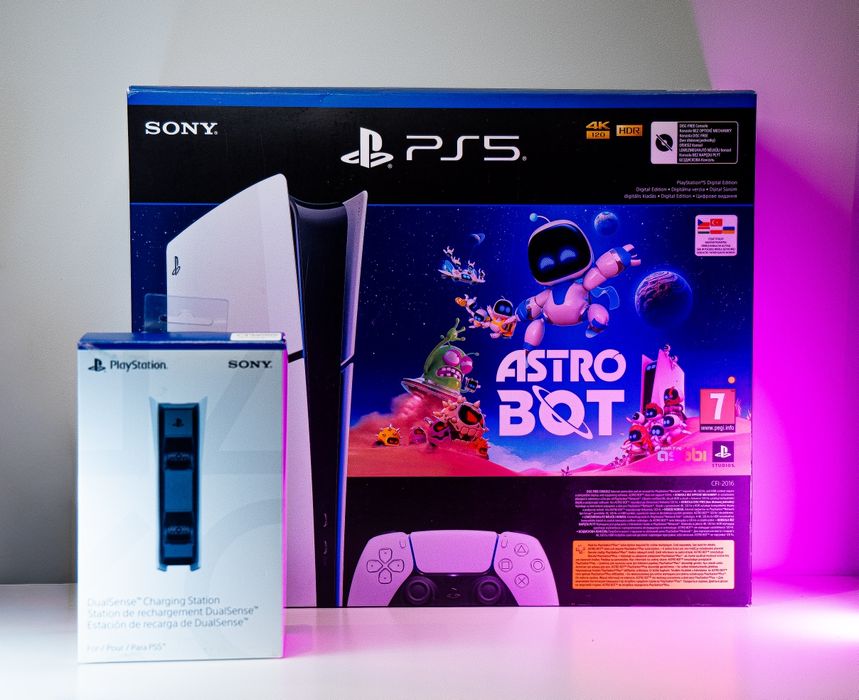 ОФІЦІЙНА Play Station 5 Slim. 1 Tb + Зарядна док станція