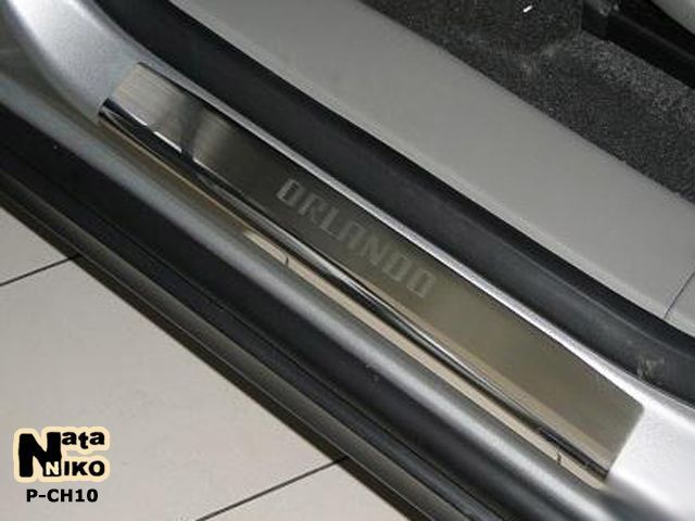 Накладки на пороги Chevrolet Aveo Captiva Cruze  На все виды авта