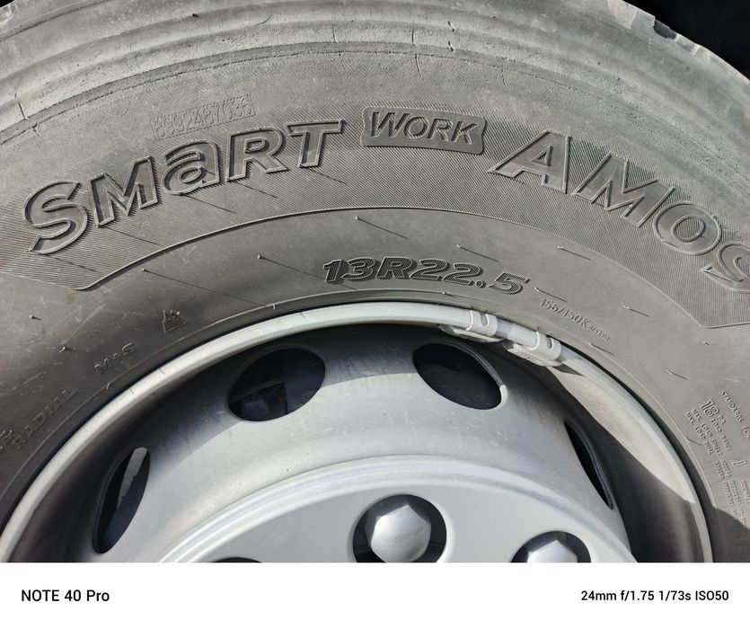 Opony z felgami 4 szt 13 R22.5