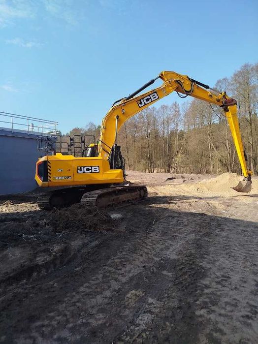 koparka gąsienicowa JCB 220 XL + osprzęt 7700 mg