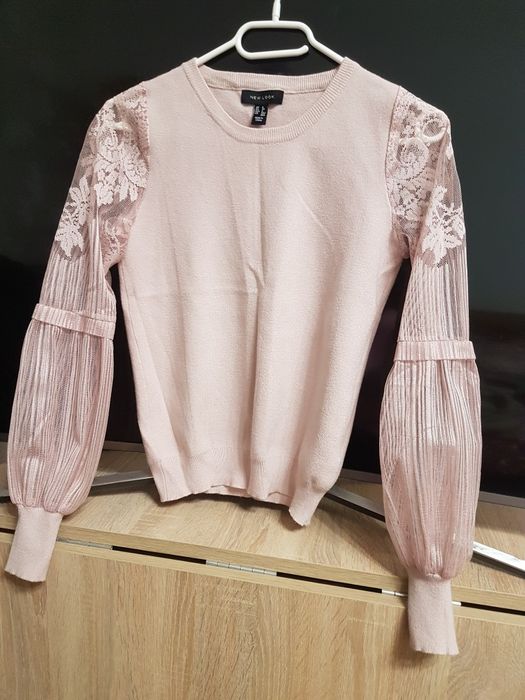 Sweter New Look rozmiar S/36 pudrowy róż
