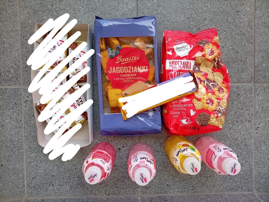 Zestaw słodyczy paczka box mix