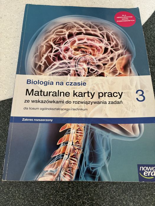 Zestaw ksiazek  Maturalne karty pracy 3 Biologia na czasie
