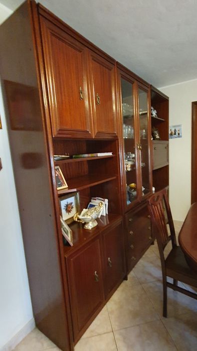 Movel Sala, com bar e Cristaleira com luz, como novo (3 módulos)