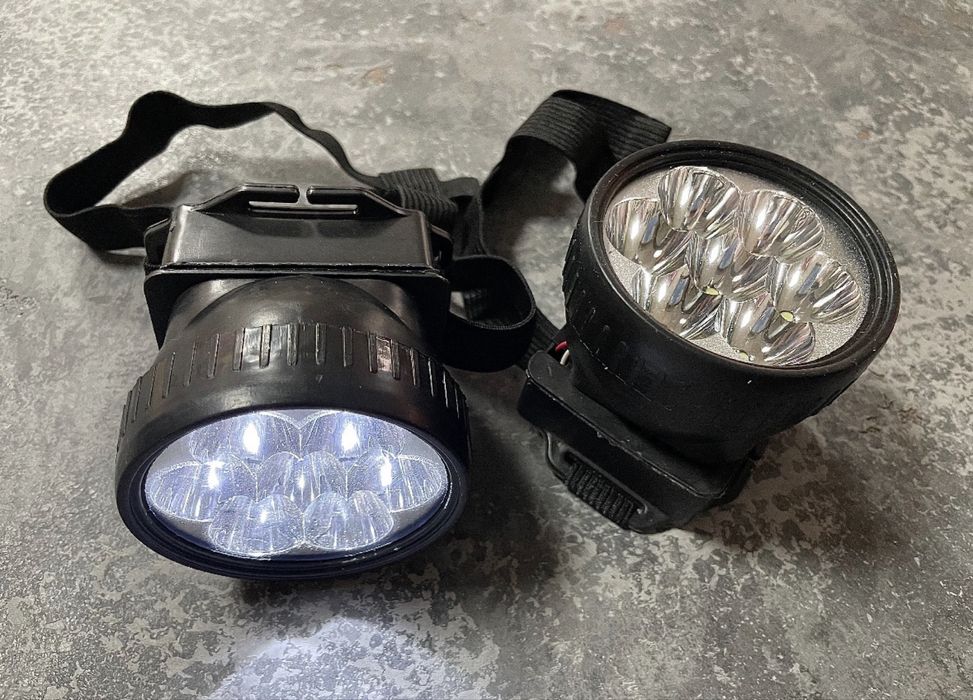 Ліхтарик налобний на 7 світлодіодів