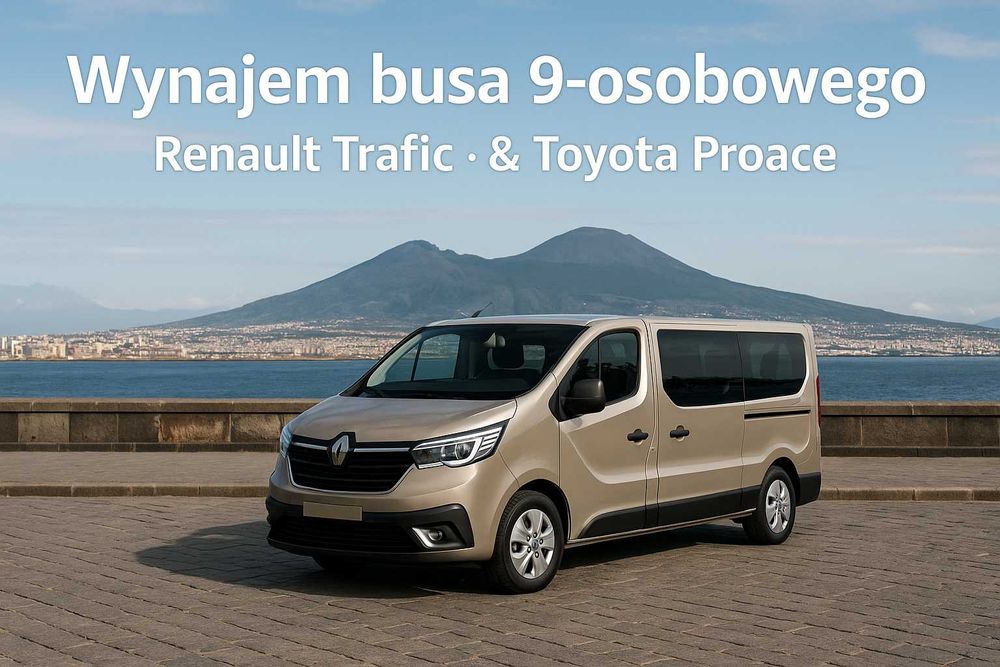 BUS 9 osobowy wynajem-wygodnie i pewnie! FV, AC, ASS, Klima-ZADZWOŃ :)
