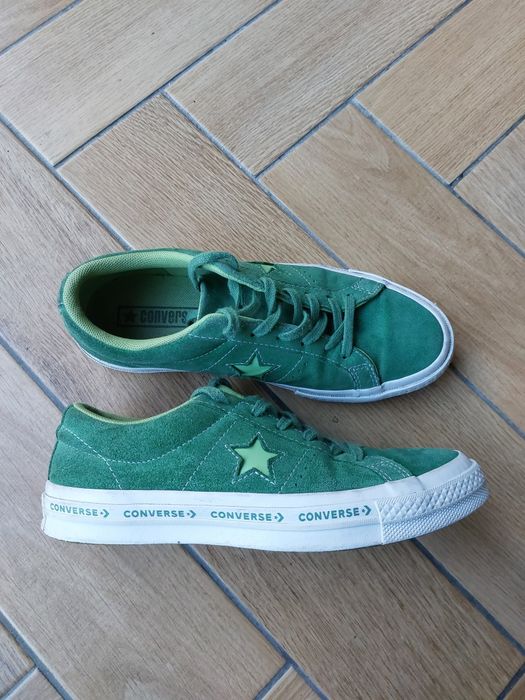 Converse 37.5 Trampki niskie Zielone Unikat