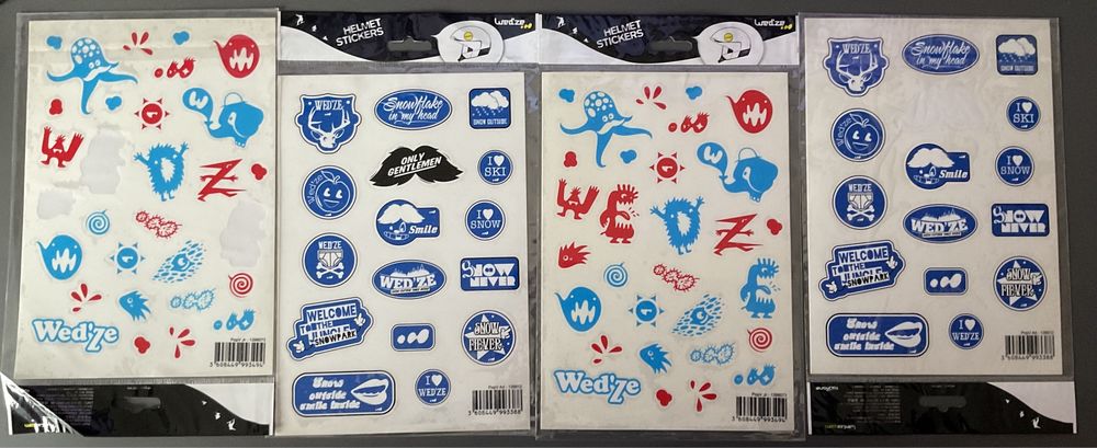 Autocolantes variados e etiquetas para livros escolares