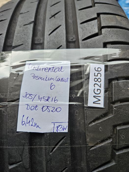 Continental 205/45 r16 PremiumContact 6 /// 6,4mm!!! 2020r wysyłka