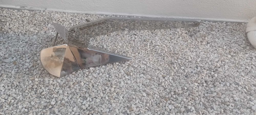 Âncora inox cromada barco lewmar