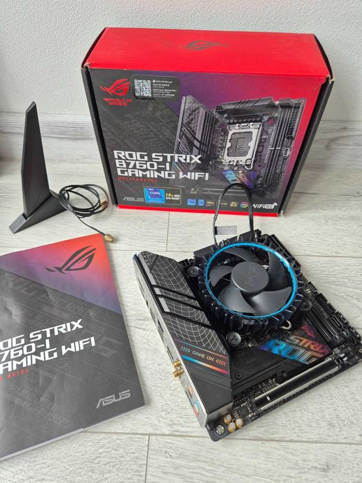 mini-ITX s1700 сет Intel Core i5-14400F +ASUS ROG STRIX Wi-Fi. TradeIN
