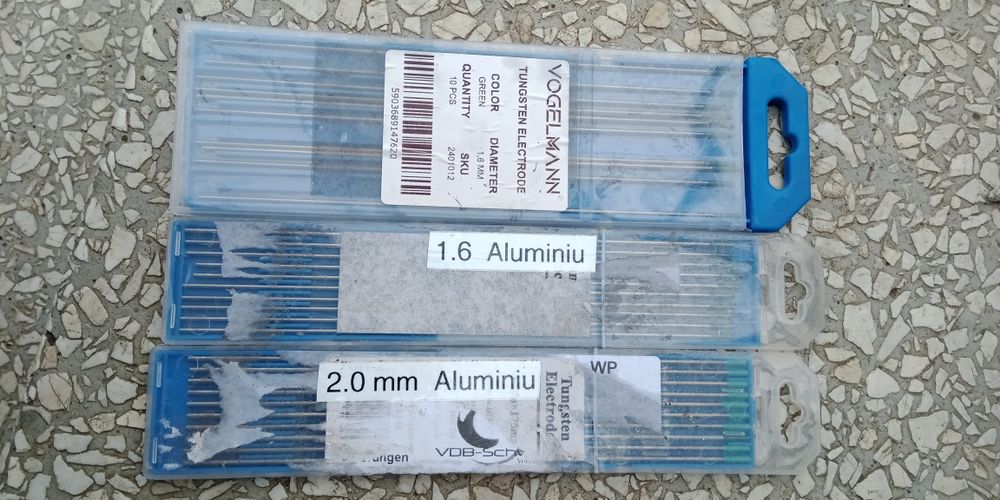 Elektrody wolframowe do aluminium