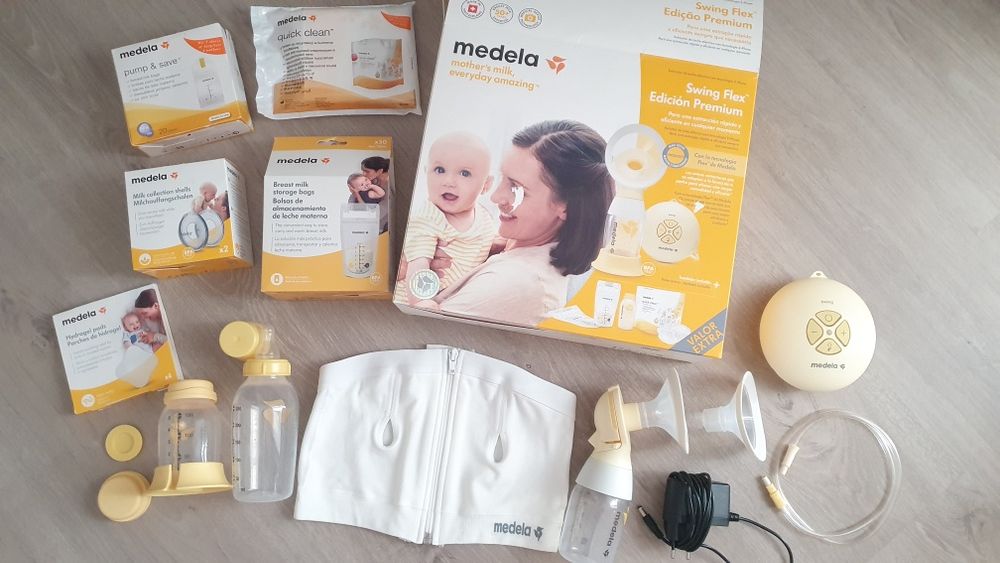 Kit completo bomba eléctrica de leite Medela Swing Flex