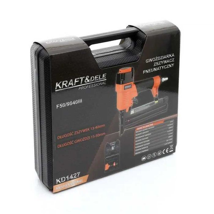 Пневматичний цвяхозабивач 100 шт Kraft Dele KD1427 цвяхозабивач