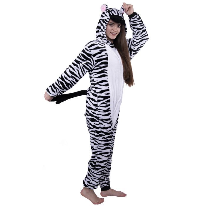 Piżama Kigurumi Kombinezon Przebranie Zebra L 165-174 cm