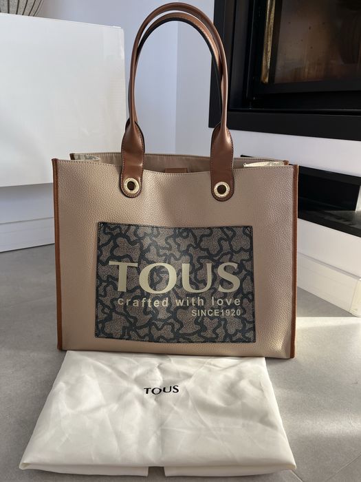 Torebka TOUS Amaya brązowo-beżowa
