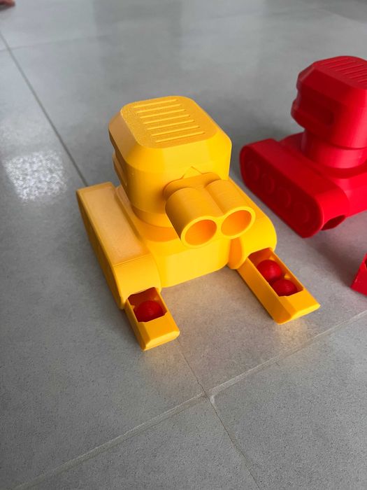 Kolorowe czołgi z plastiku – zabawka drukowana 3D!