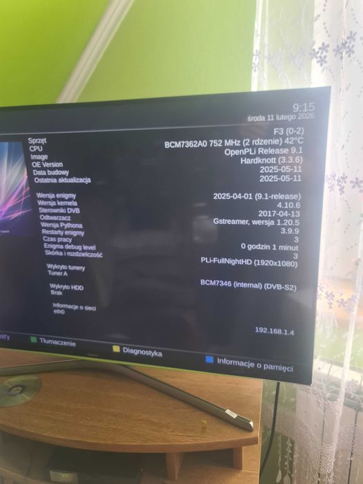 Tuner dekoder Linux Formuler F3