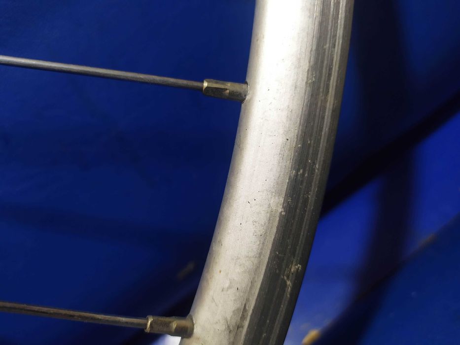 Колесо 28, Shimano Exage, обод Rigida перед