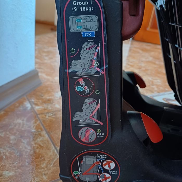 Автокрісло 9-36 кг