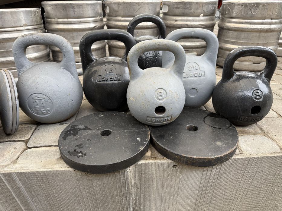 Гири СССР 16кг 24 кг 32кг 8кг