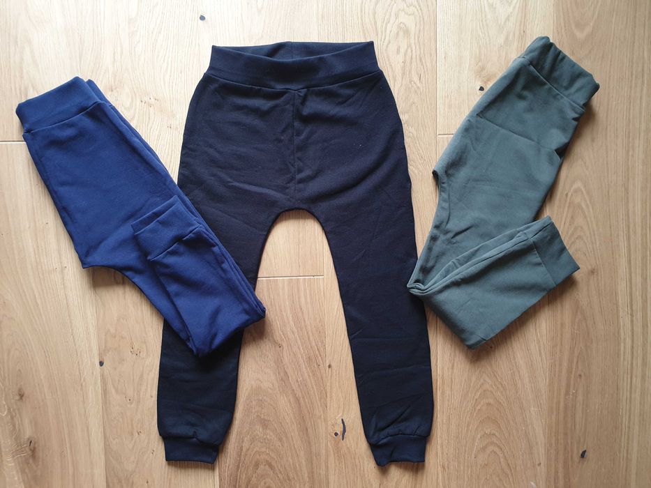 Spodnie dresowe baggy rozmiary 86-116 różne kolory handmade