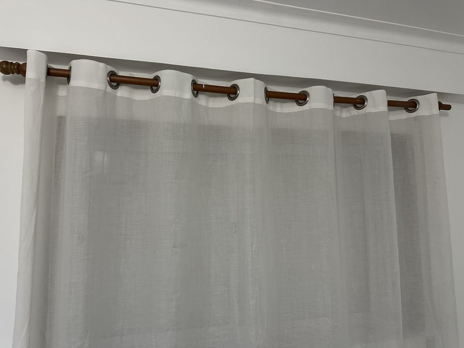 Cortinas brancas