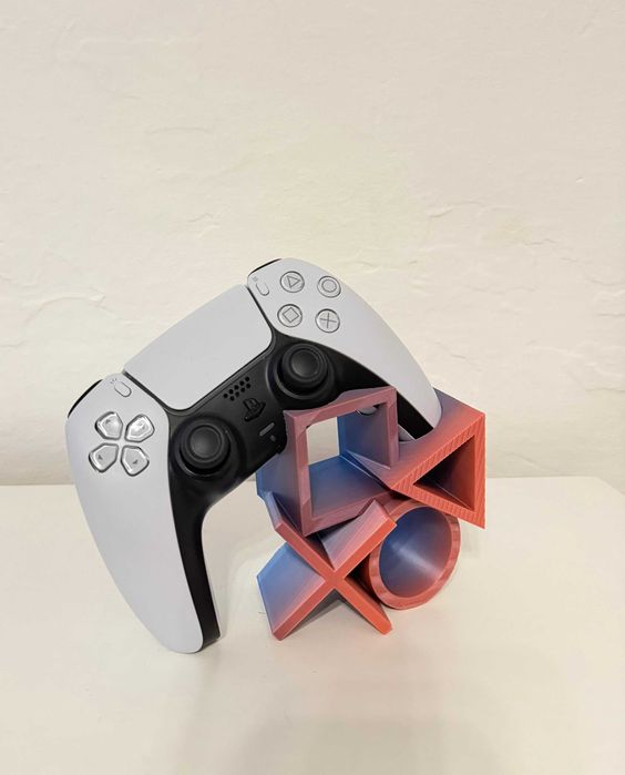 Suporte Comando PS5 / PS4 - Ícones PlayStation 3D