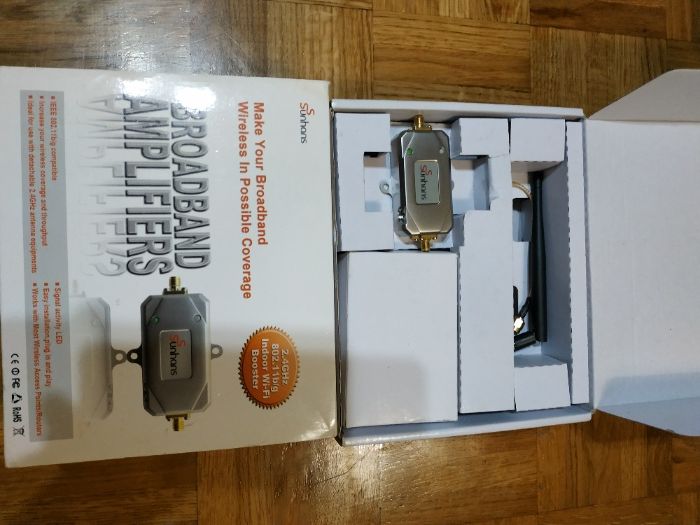 Amplificador para ligar a router Wifi 2.4 GHZ