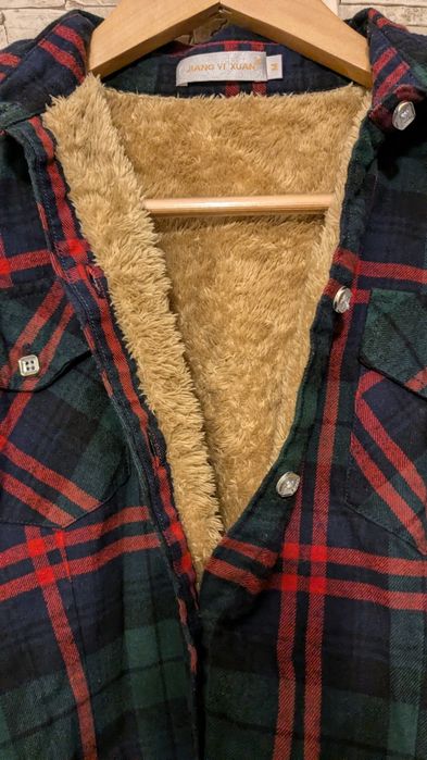 Рубашка фланелевая на меховой подкладке