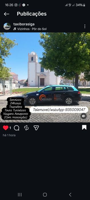 TAXI   no   MONTIJO  e Arredores