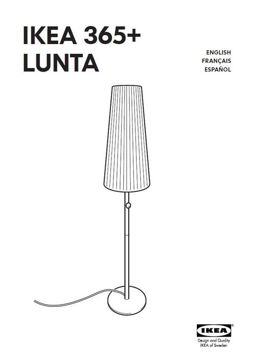 Cama, Mesa de Cabeceira e Candeeiros IKEA