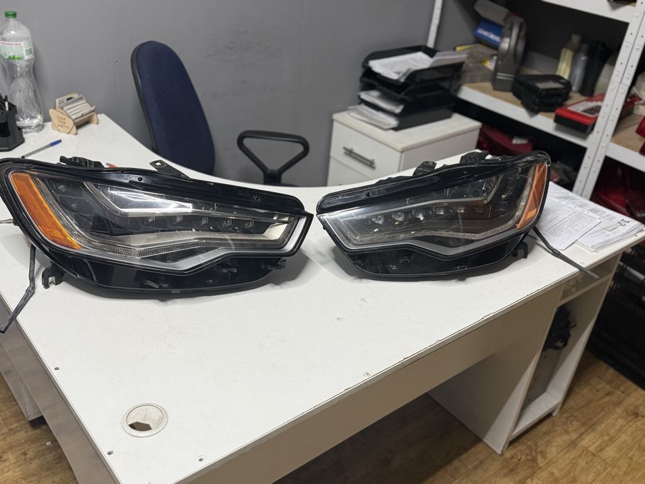 Фары audi a6 c7 full led matrix фари audi a6 c7 фари ауді а6 с7