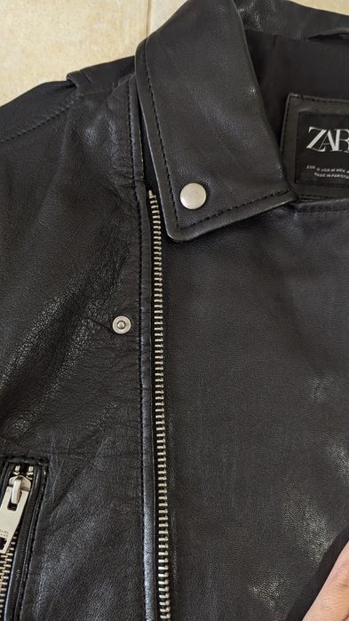 Шкіряна куртка ZARA