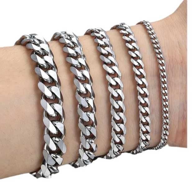 Pulseiras de aço inoxidável