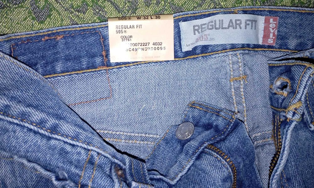 Джинси Levi’s 505 чоловічі W:32 L:30