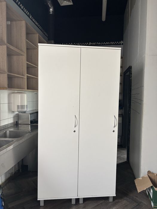 Szafka na odzierz BHP 2x50 cm szer.