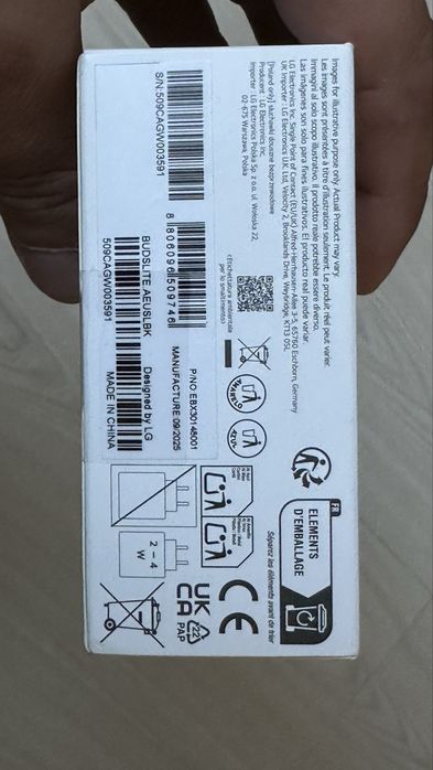 LG xboom Buds lite słuchawki douszne Bluetooth Nowe